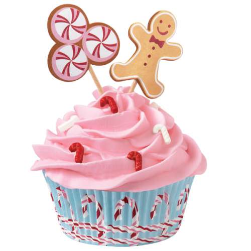 Gingerbread Cottage Cupcake Decorating Kit - Click Image to Close